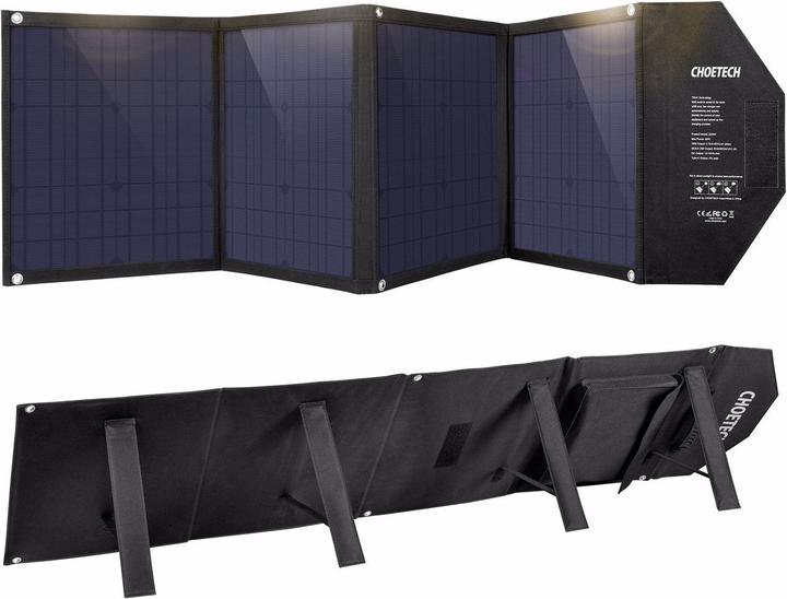 Choetech solar charger (80 W, 3.90 kg)