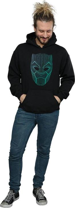 Produktbild Schwarzer Panther Stammesmaske Hoodie (XL)