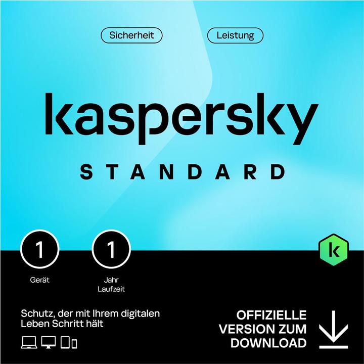 Kaspersky Standard (1 User, 1 Geräte/User, 12 Monate)