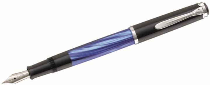 Immagine prodotto Pelikan Penna stilografica M205 blu marna. Custodia M (Blu marmorizzato, 1 x)
