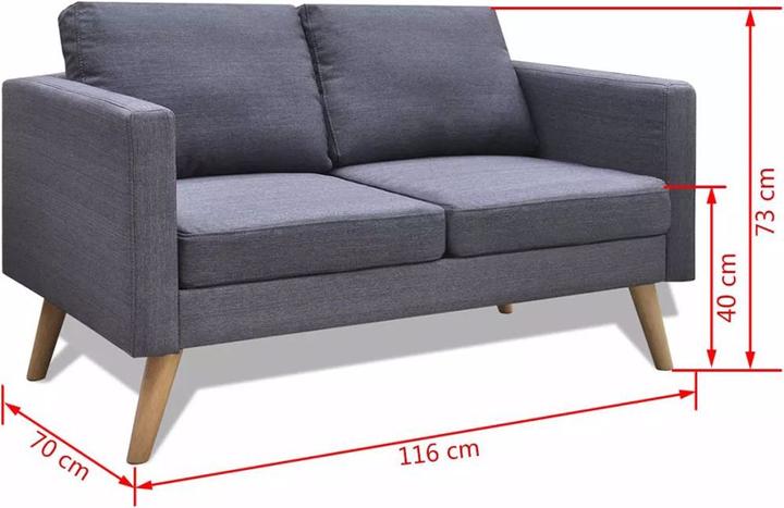 Produktbild VidaXL Canda (2-Sitzer)