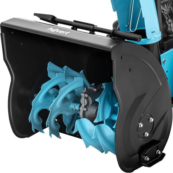 Produktbild Hillvert Schneefräse Schneeschleuder Benzinmotor 565 mm Räumbreite 196 cm³ / 4.1 kW (56.50 cm)