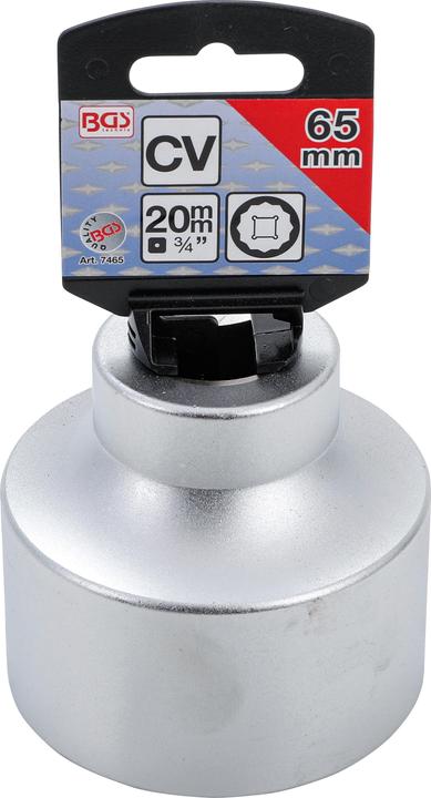 Produktbild BGS Steckschlüssel-Einsatz Zwölfkant Antrieb Innenvierkant 20 mm (3/4") SW 65 mm (65 mm)