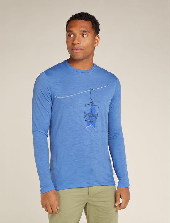 Image du produit Icebreaker Mérino 150 Tech Lite L/S Tee Bear Lift (L)