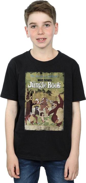 Actual product image Disney Boys The Jungle Book Retro Poster T-Shirt (116)