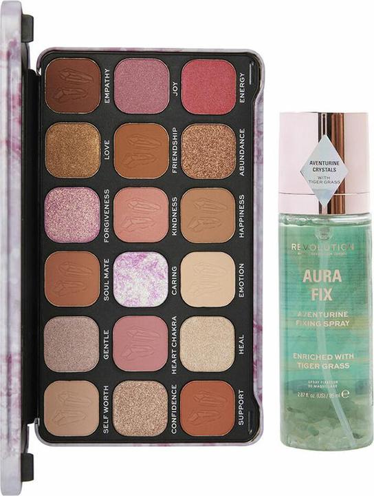 Makeup Revolution Revolution Make Up Crystal Aura - Set di trucco da 2 pezzi