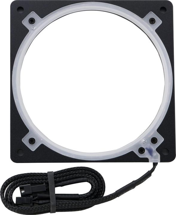 Actual product image Phanteks Halos Lux Digital 120mm Frame Digital RGB alu / black (Multicoloured)