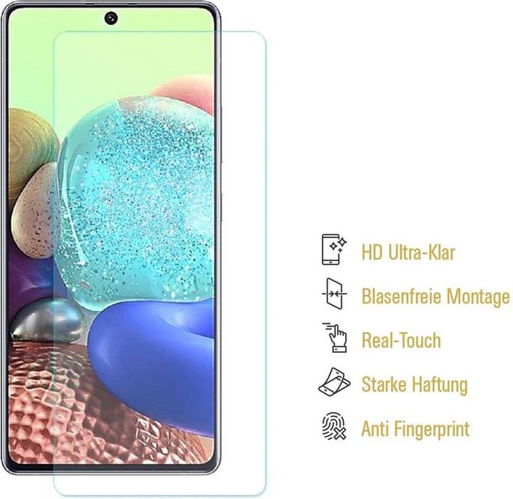 Actual product image Protectorking 6x Premium screen protector 3D CLEAR (6 Piece, Samsung Galaxy A71)