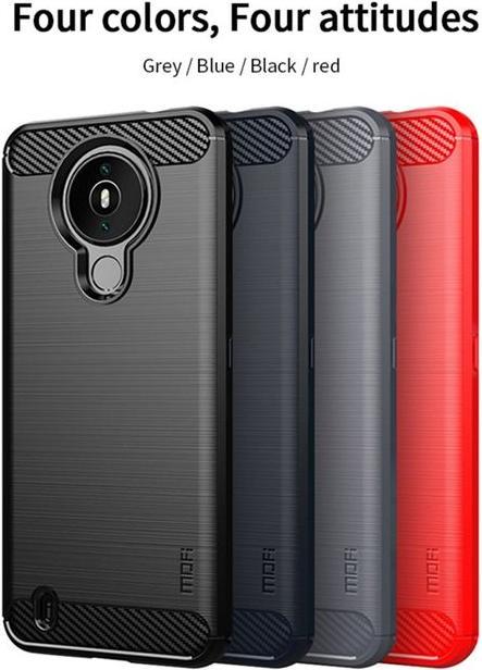 Actual product image Mofi Carbon Fiber TPU Series (Nokia 1.4)