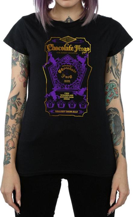 Image du produit - T-shirt CHOCOLATE FROGS COLOURED LABEL - Femme (XL)