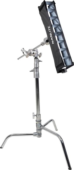 Actual product image Nanlite Barndoor with straightening grid (PavoTube II 15X) (Latticework, 54 cm)