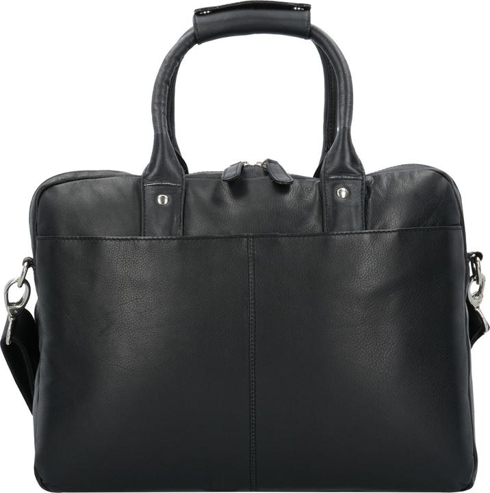 Dermata Aktentasche Leder 39 cm Laptopfach