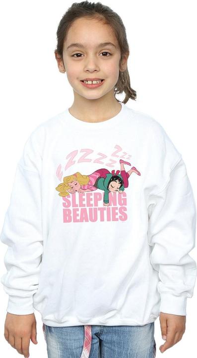 Actual product image Disney Girls Wreck It Ralph Aurora And Vanellope Sweatshirt (140, 146)