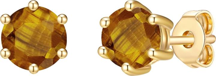 Produktbild Glanzstücke München Damen Sterling Silber Tigerauge gelbgold - 28701 (Sterling Silber)