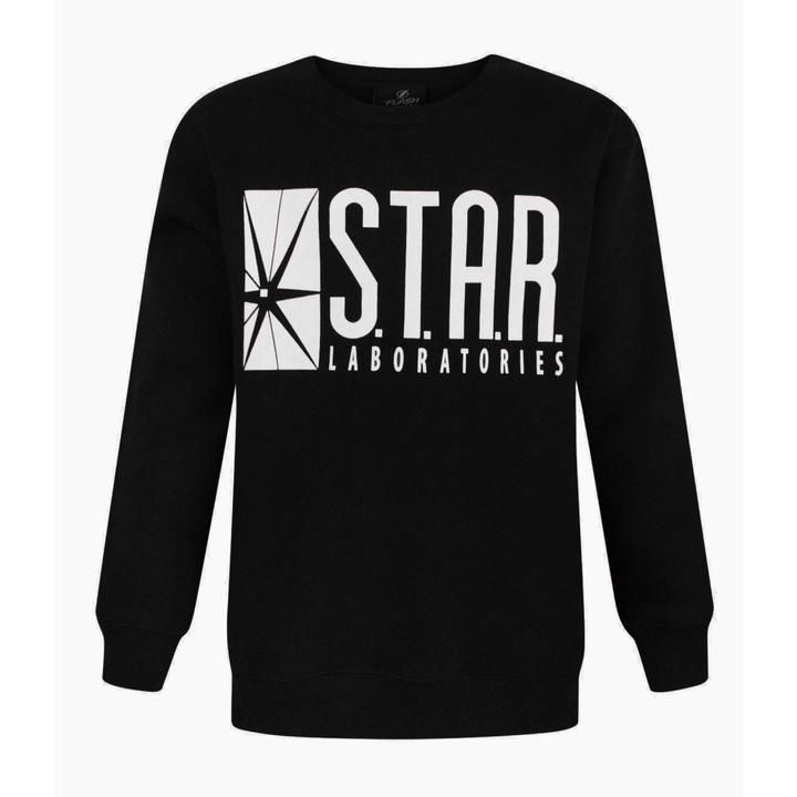Immagine prodotto - Felpa ufficiale di Flash con scritta TV Star Laboratories - Bambino (134, 140)