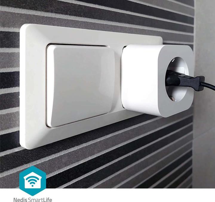 Actual product image Nedis SmartLife Smart Plug | Wi-Fi | Power Meter | 3680 W | Type F (CEE 7/7) | 0 - 55 °C | On