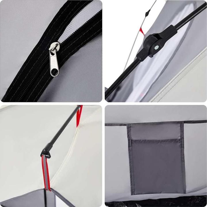 Immagine prodotto VidaXL Tenda da spiaggia 3 persone a sgancio rapido impermeabile (tenda da spiaggia, 2.55 kg, 3 persone)