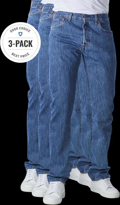 Immagine prodotto Levis 501 Jeans Straight Fit stonewash 3-Pack (W36/L36)