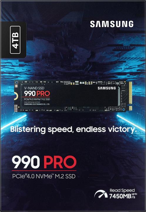 Produktbild Samsung 990 Pro (4000 GB, M.2 2280)
