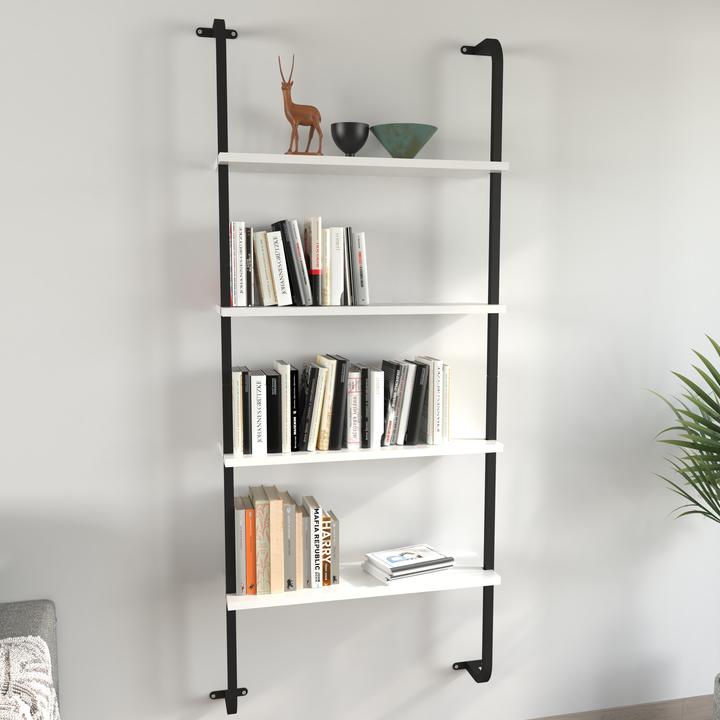 Immagine prodotto VCM Mensola da parete in legno da appendere Insasi 4 (64 x 20 x 150 cm)