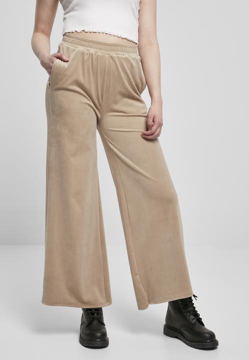 Immagine prodotto Urban Classics Pantaloni da ginnastica in velluto a vita alta da donna (M)