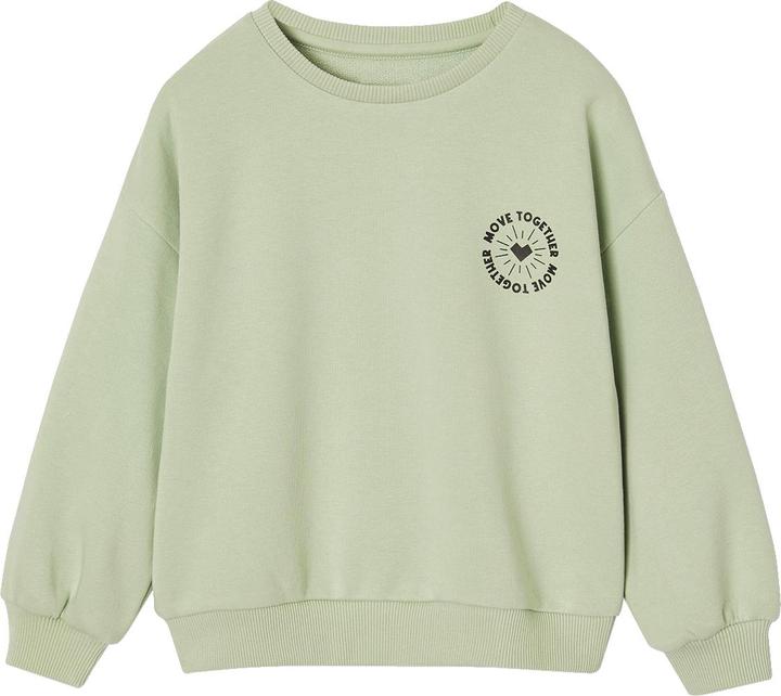 Vertbaudet Mädchen Sweatshirt mit Holo-Print und Recycling-Polyester