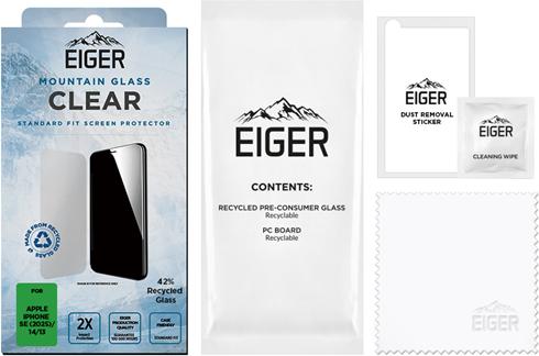 Produktbild Eiger Mountain Glass Clear (1 Stück, Apple iPhone 16e)