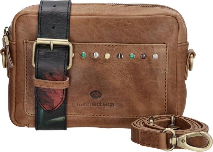 Image du produit Micmacbags Hide & Stitches Meisterwerk Umhängetasche - Sand - 100% Leder
