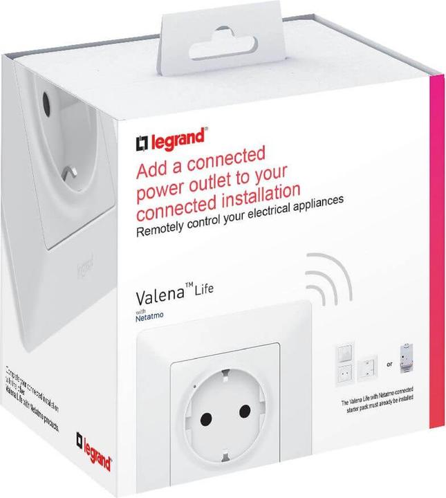 Produktbild Legrand 752194 Valena 752194 Life with Netatmo Schuko-Steckdose