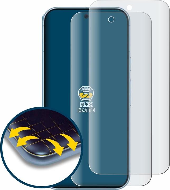 Image du produit BROTECT Film de protection plein écran Film de protection d'écran Mat Antireflet (2 pièce(s), Google Pixel 9 Pro Fold)
