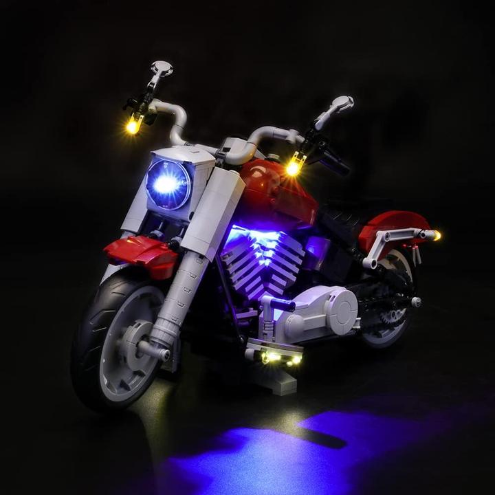 Actual product image Geament LED-Licht-Set: Lego Harley-Davidson Fat Boy (10269)