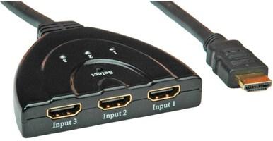Actual product image Value HDMI Switch, 3-way