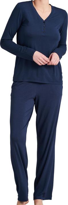 Produktbild Schiesser Modal Schlafanzug Langarm (48, 4XL)