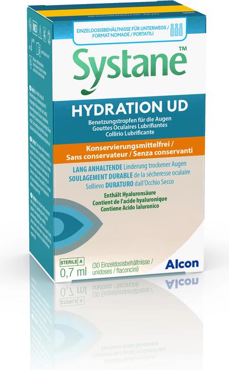 Systane Hydration UD Benetzungstropfen (21 ml, 30 x 0.7 ml, zur verbesserten Befeuchtung der Augen und Augenlider)