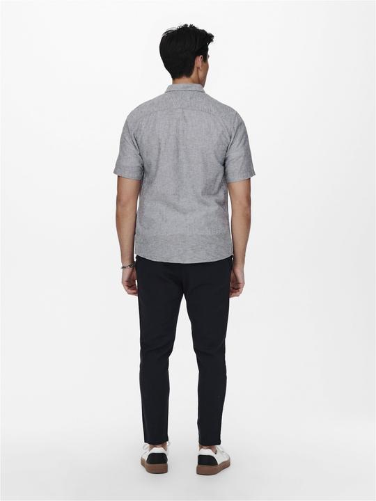 Actual product image Only & Sons Linen short sleeve shirt (XXL)