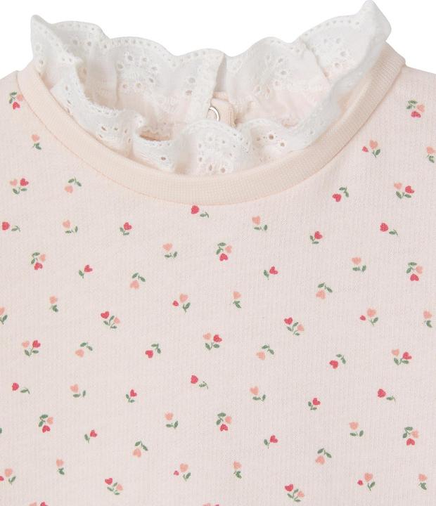 Actual product image Vertbaudet Baby Sweatshirt mit Blumen und besticktem Kragen (56)