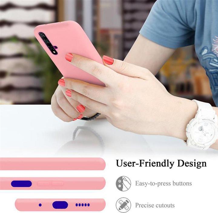 Image du produit Cadorabo TPU Liquid Silicone Case Cover (Huawei Nova 5T, Honneur 20, Taxe 20)