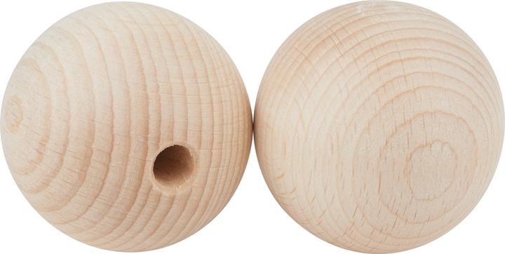 Produktbild VBS Holzkugeln halbgebohrt "Ø 60 mm"