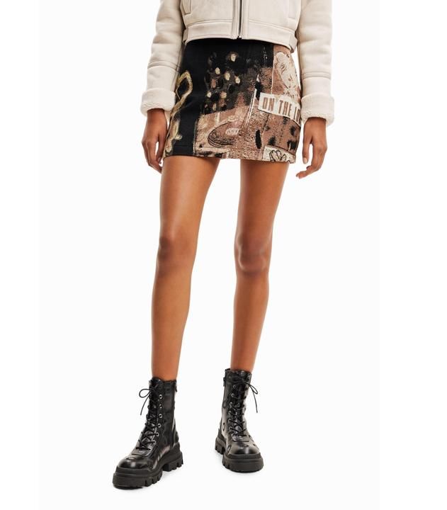 Actual product image Desigual ' arty jacquard mini kirt deigual (S)