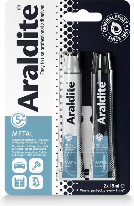 Immagine prodotto Araldite Metallo (60 g, 30 ml)