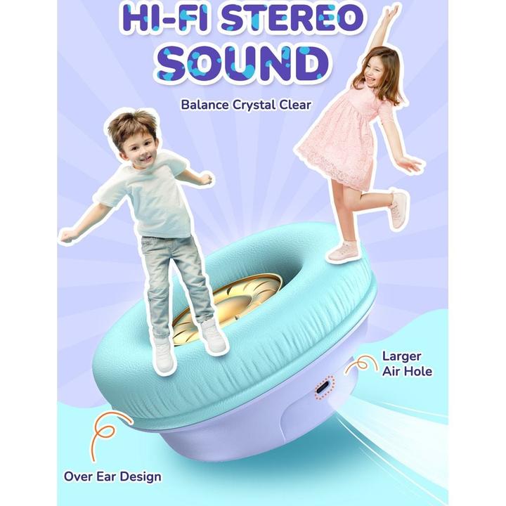 Immagine prodotto Iclever Headphone Kids BT & Cable LED