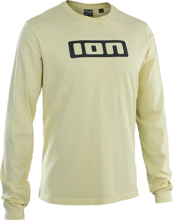 Actual product image ION Tee Logo LS men - dirty-sand (48)