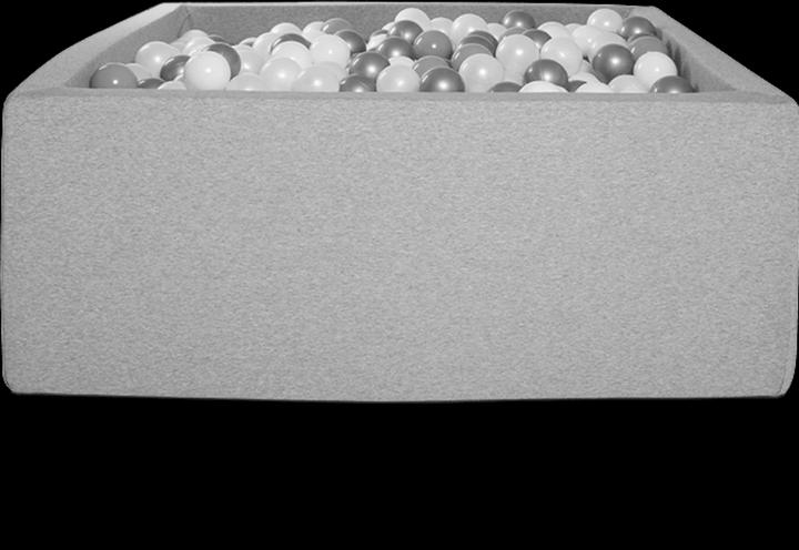 Kidkii Piscine à balles carrée light grey (600 balles /)