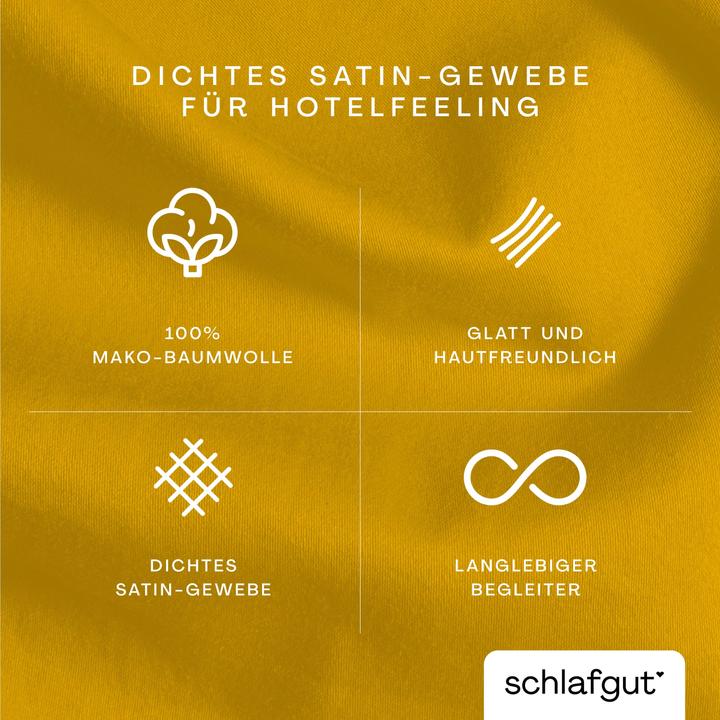 Actual product image schlafgut Woven Satin (Duvet cover, 140 x 200 cm)