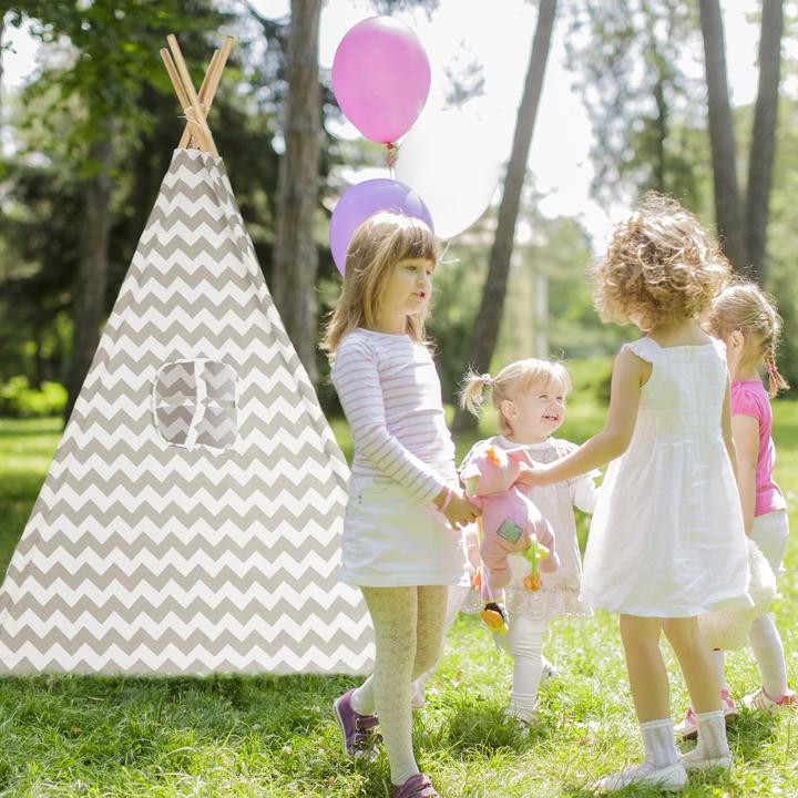 Actual product image Relaxdays Play Tent Teepee, Wigwam Bag