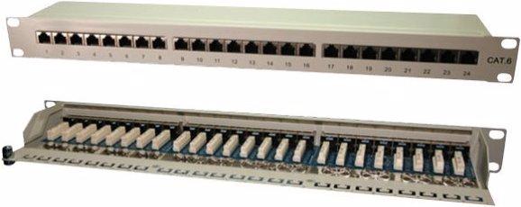 Immagine prodotto LogiLink Patch Panel - RJ-45 X 24 - Grigio, RAL 7035 - 48.3 cm (19")