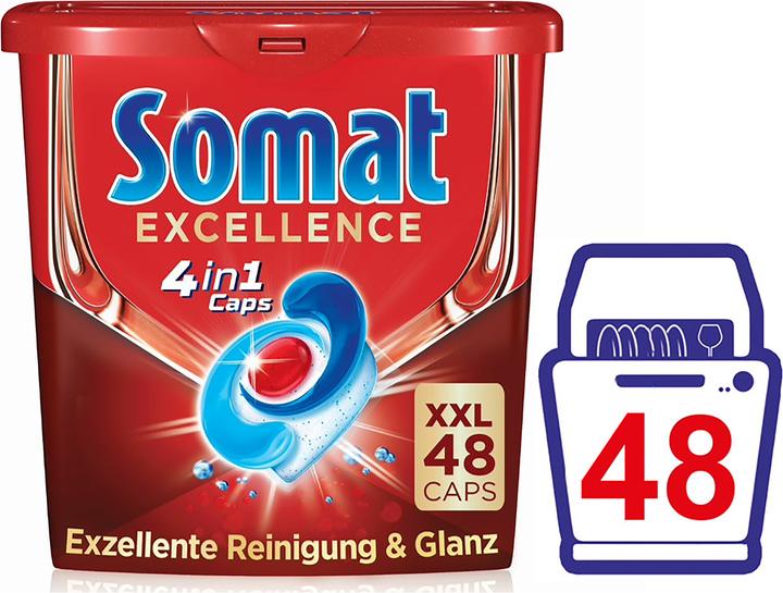 Produktbild Somat Excellence 4in1 (Tabs, Caps, 48 x)