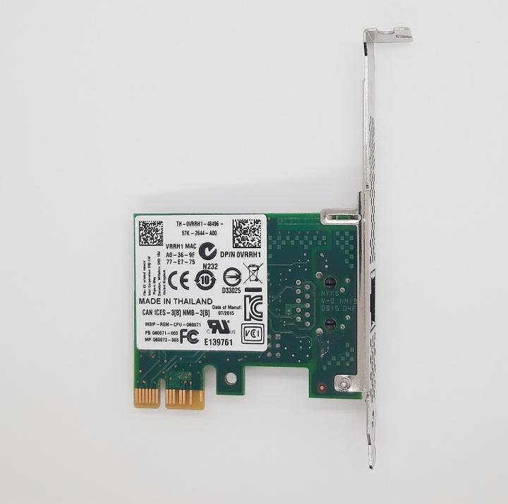 Produktbild Dell Intel Single Port 1 Gigabit (PCIe)