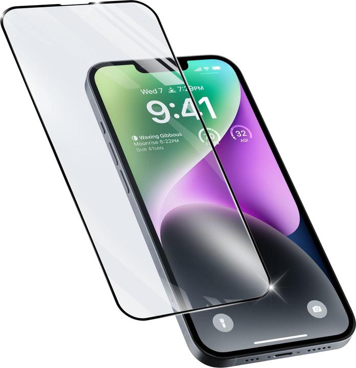 Actual product image Cellularline Antishock Temp Glass (1 Piece, Apple iPhone 14, Apple iPhone 14 Pro)