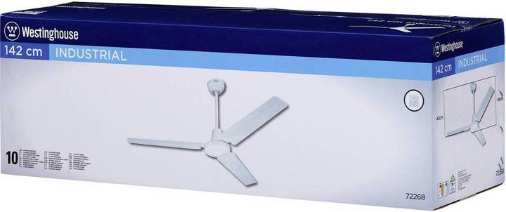Actual product image Westinghouse Ceiling Fan Industrial 142 cm White (58 dB)